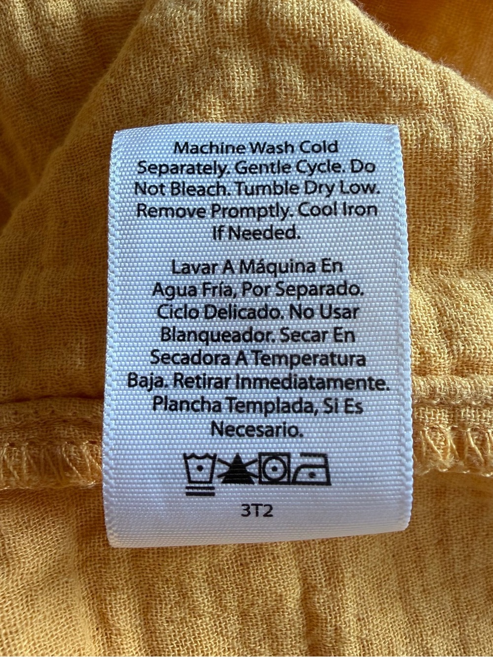 Free Assembly Maxi/Midi Dress Medium Marigold Yellow Cotton Gauze Sundress - Picture 15 of 15